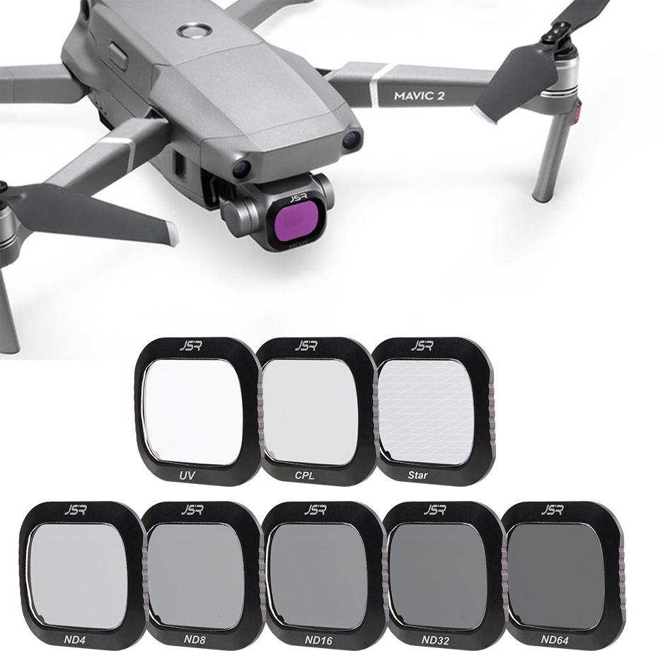 Drone Ndvi - สำหรับมาวิค 2 โปร โดรนฟิลเตอร์กรองแสงแบบโพลาไรซ์ป้องกันรังสียูวีสำหรับ DJI Mavic
