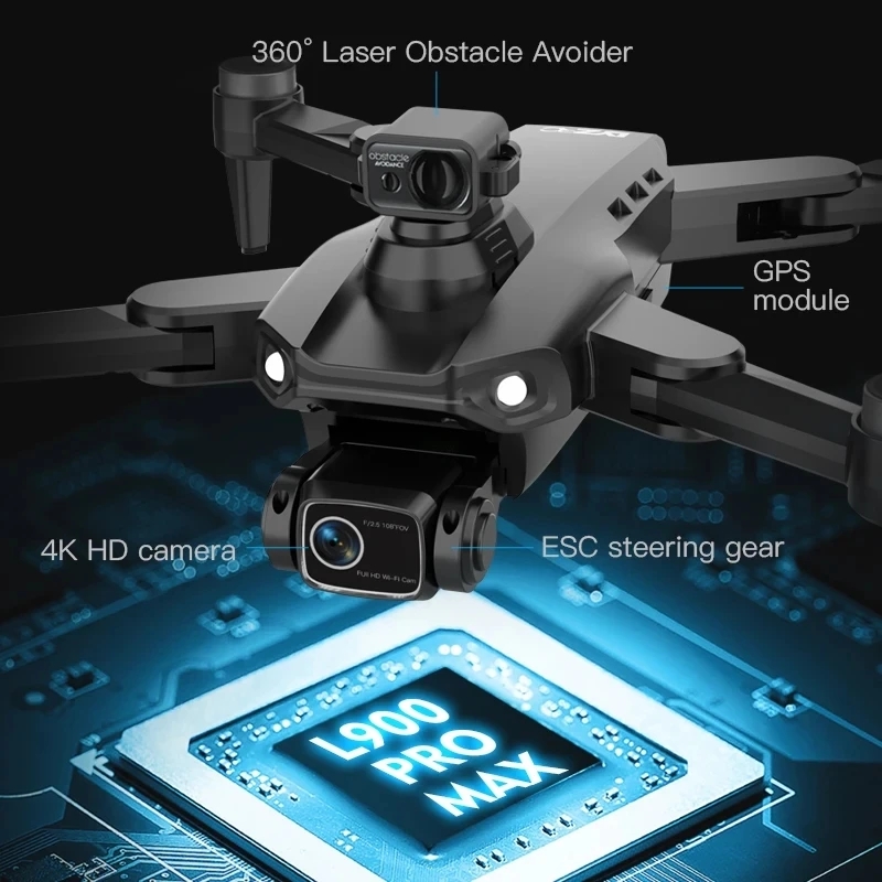 L900 Pro MAX GPS โดรน 4K Profe - Drone Mapping บทวิจารณ์และราคา