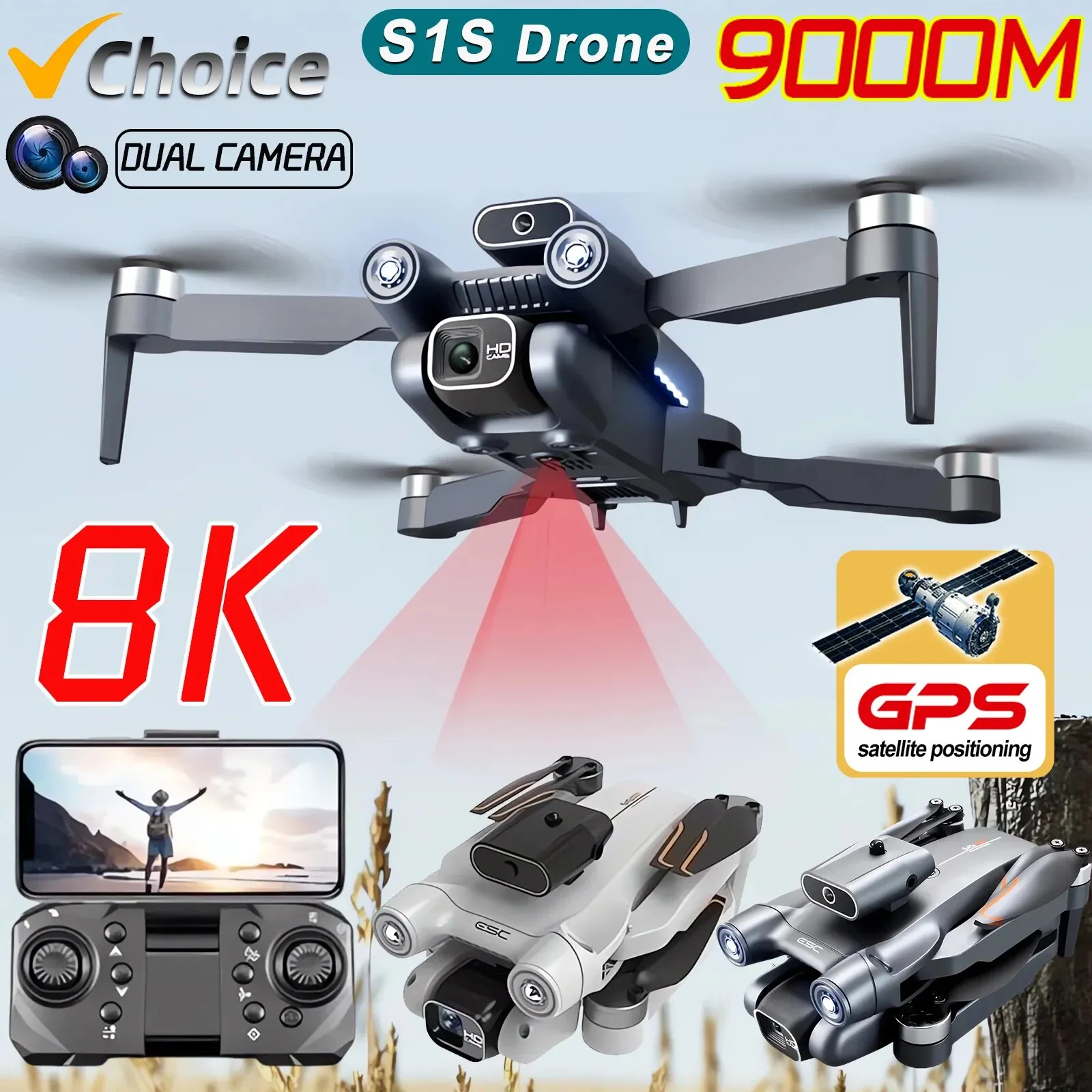 โดรนติด GPS 5G S1S ใหม่กล้องโด - Drone Mapping บทวิจารณ์และราคา